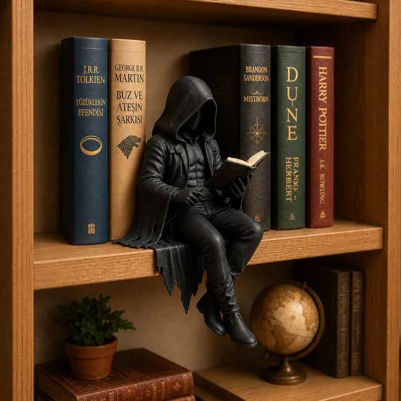 Figurine Gothic Hooded Resin 2.95 Inch