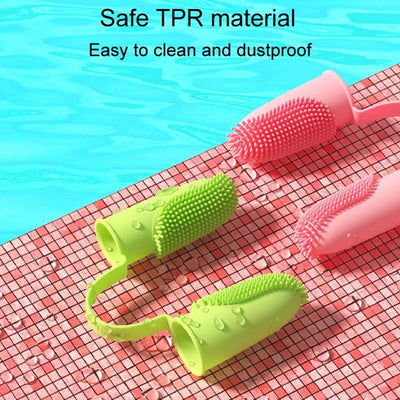 Finger Toothbrush Dual-Finger Design Over 800 Bristles