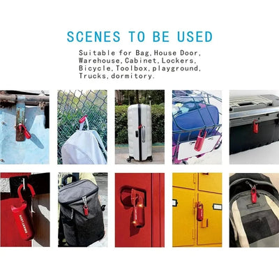Fingerprint Padlock Keyless 0.2s Unlock Zinc Alloy