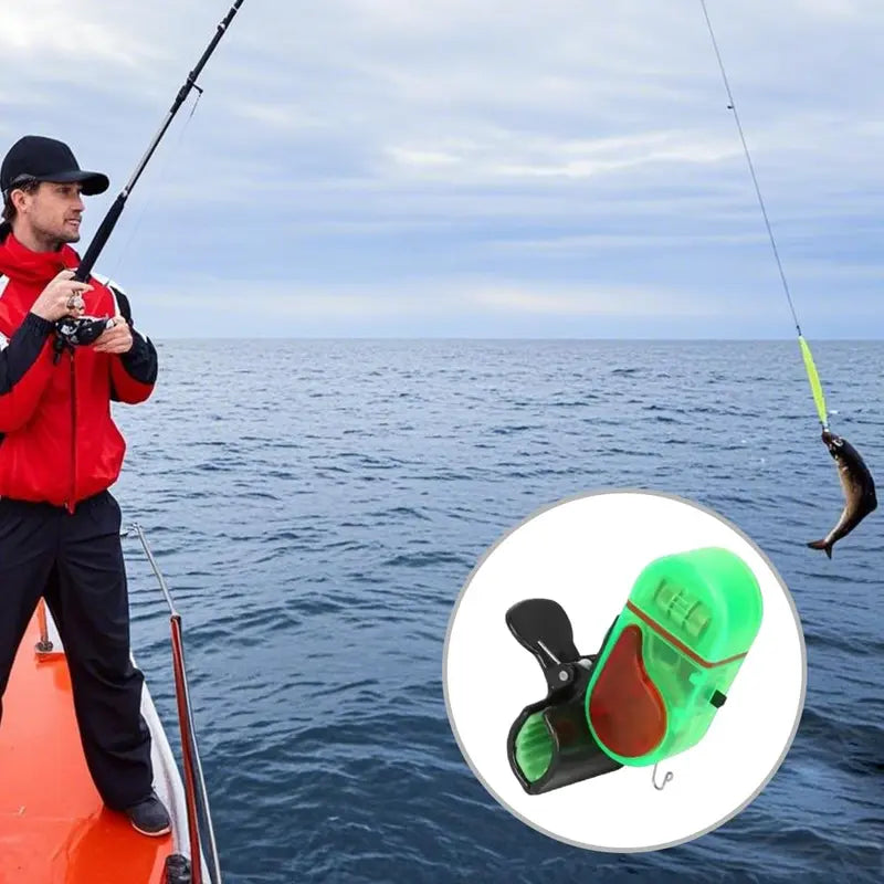 Fishing Rod Bite Alarm Clip-On Sensitive Sound & LED