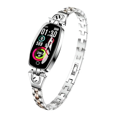 Fitness Bracelet Heart Rate & Color Touchscreen Interchangeable Chains