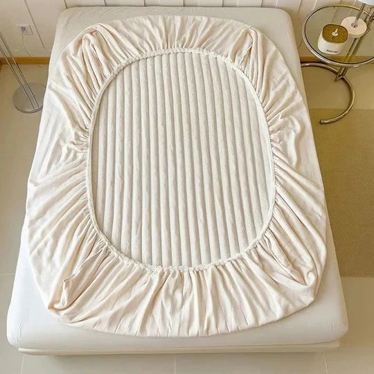 Fitted Bed Sheet Twin Deep Pocket Breathable