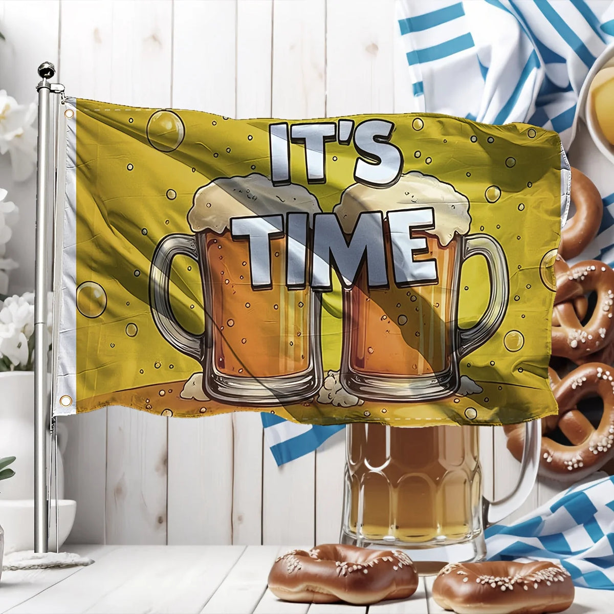 Flag Oktoberfest Beer Mug Motif Weatherproof Polyester