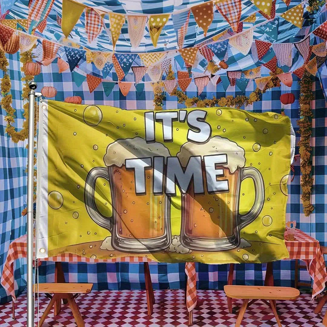 Flag Oktoberfest Beer Mug Motif Weatherproof Polyester