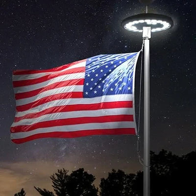 Flagpole Light Solar Dusk-To-Dawn 700 Lumens
