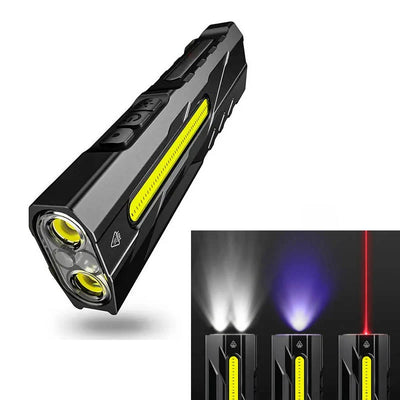 Flashlight 1500-Lumen Multi-Light Magnetic USB-C Rechargeable