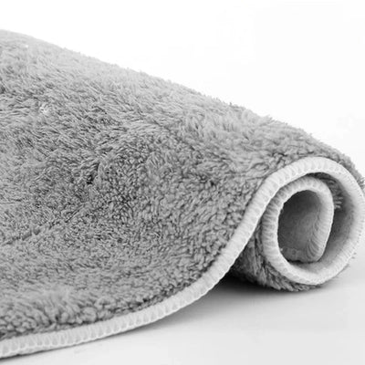 Flat Mop Telescopic Handle & Swivel Head Washable Microfiber Pads