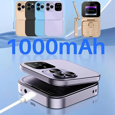 Flip Phone Dual SIM Foldable Design Long Battery Life