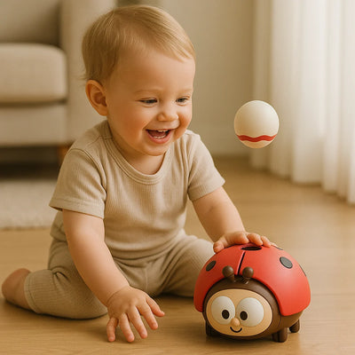 Floating Balloon Toy Ladybug Battery-Powered One-Button