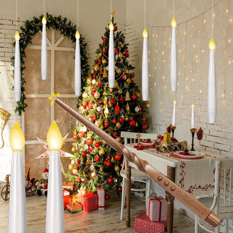 Floating LED Candles Remote Control Set of 20