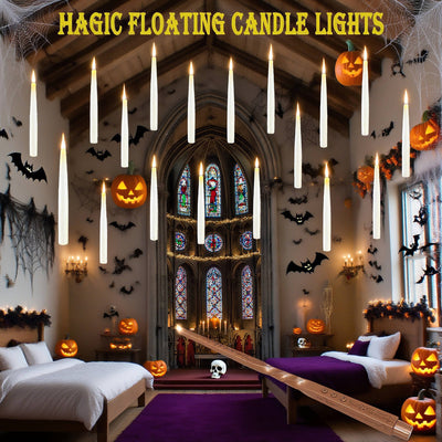 Floating LED Candles Remote Control Set of 20