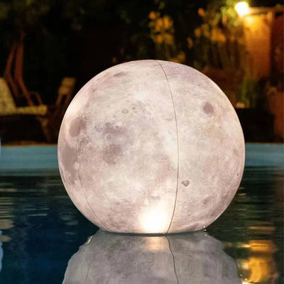 Floating Pool Light 14 Inch Full Moon Solar-Powered