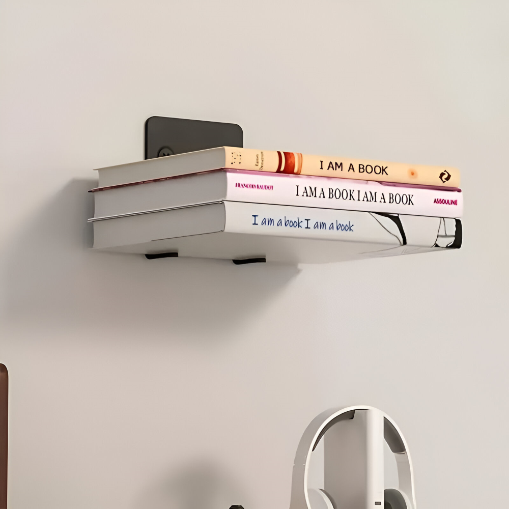 Floating Shelf Invisible Bracket Painted Iron Wall-Mounted