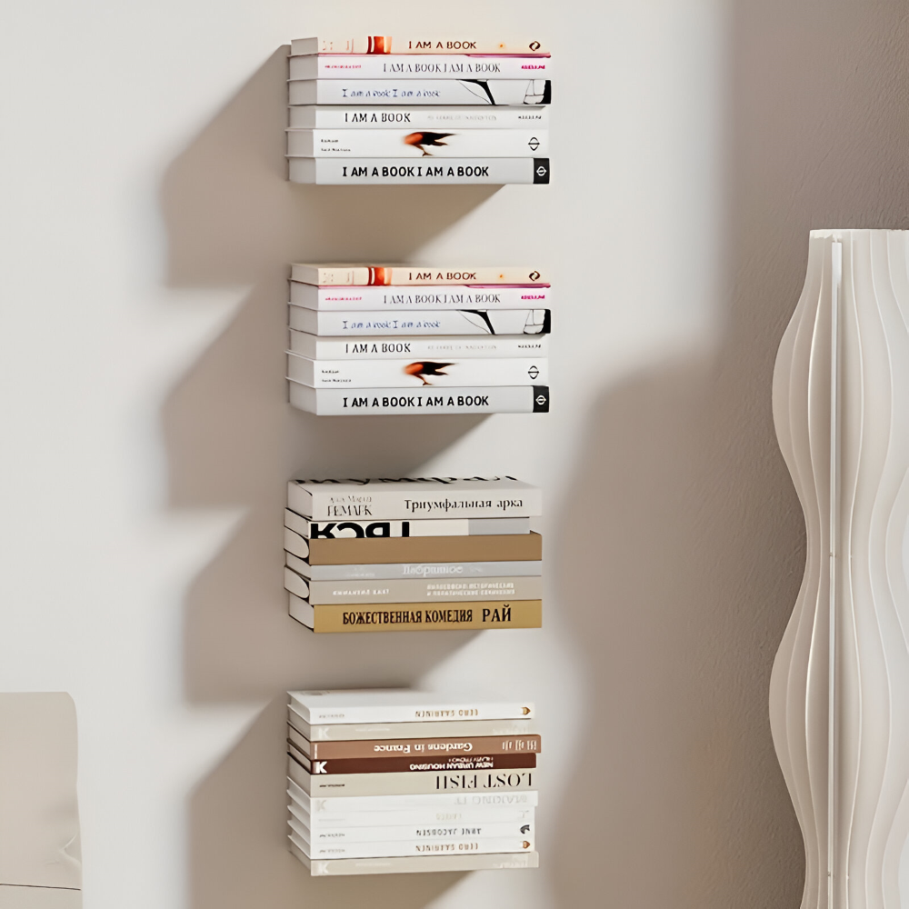Floating Shelf Invisible Bracket Painted Iron Wall-Mounted