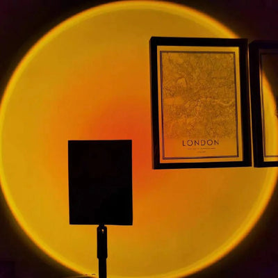Floor Lamp Halo Projector Adjustable Color Temperature Anodized Aluminum