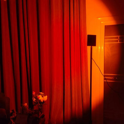 Floor Lamp LED Halo Projector 3 Color Temps