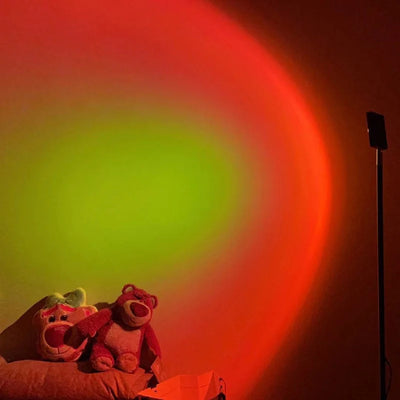 Floor Lamp LED Halo Projector 3 Color Temps