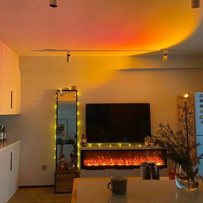 Floor Lamp LED Halo Projector 3 Color Temps