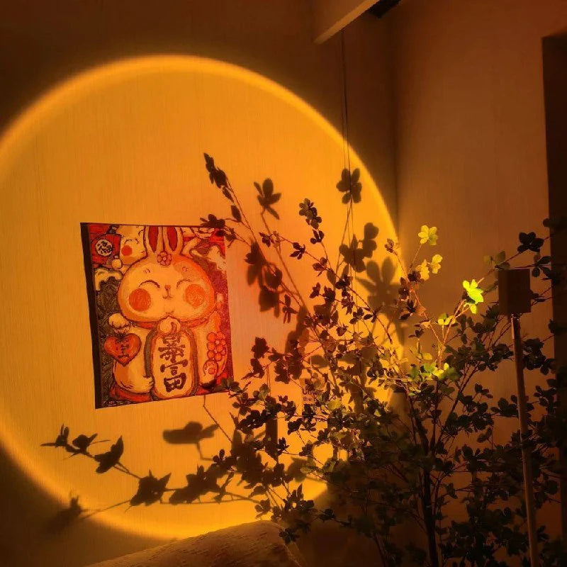 Floor Lamp LED Halo Projector 3 Color Temps