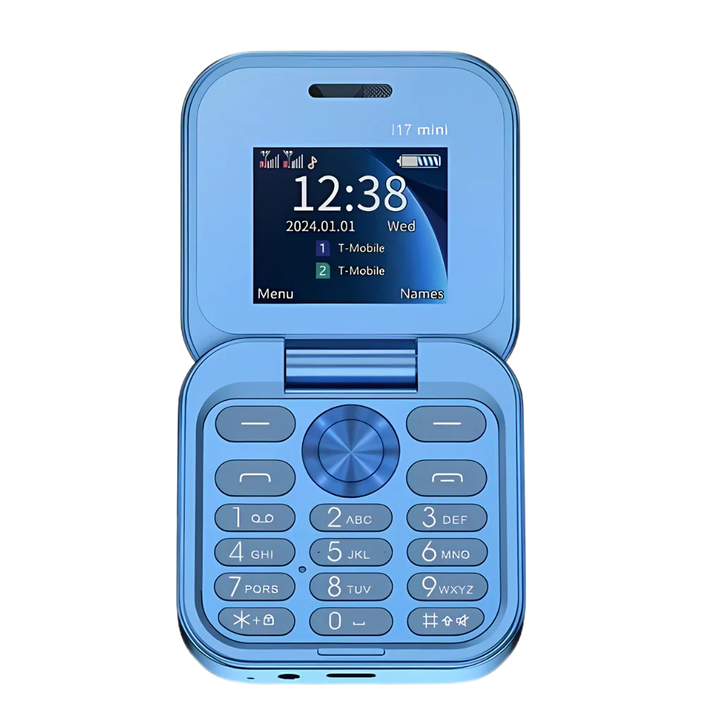 Folding Cell Phone Dual Nano SIM All-Day Battery