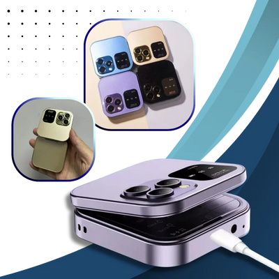 Folding Cell Phone Dual Nano SIM All-Day Battery