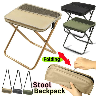 Folding Chair Backpack Waterproof Lightweight, Quick-Fold