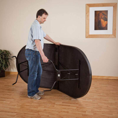 Folding Poker Table Casino-Grade Felt Reinforced Metal Legs