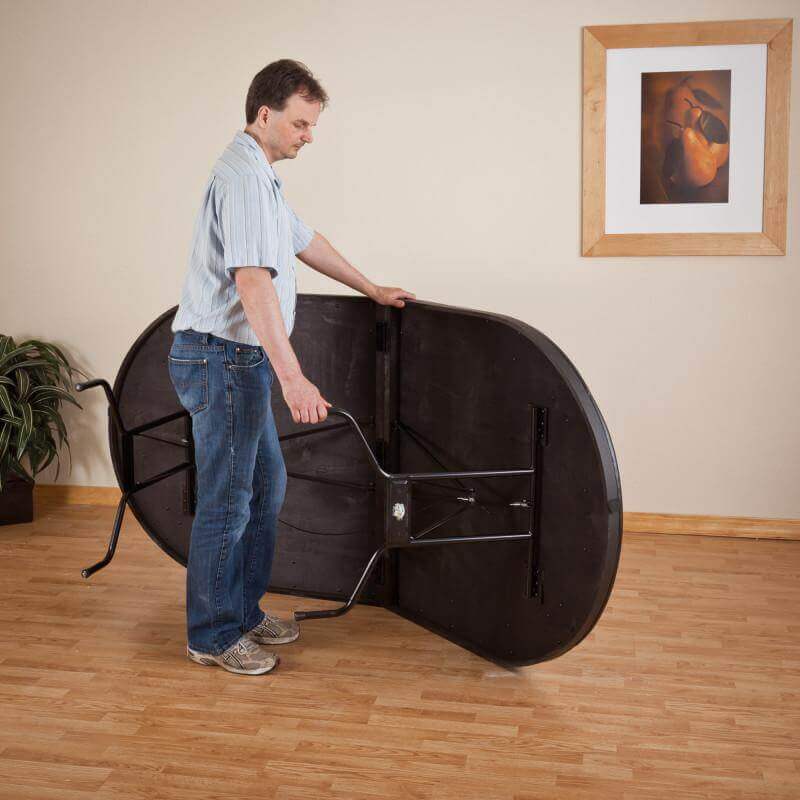 Folding Poker Table Casino-Grade Felt Reinforced Metal Legs