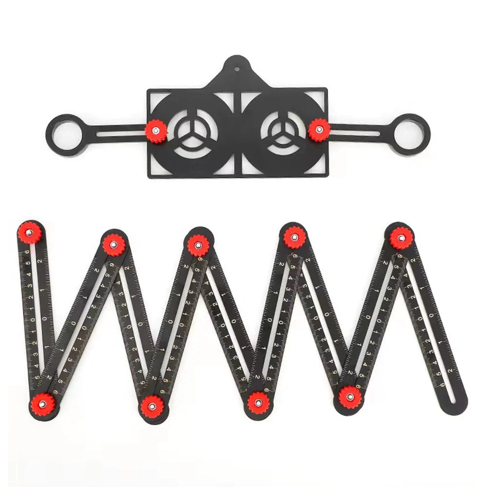 Folding Ruler Aluminum Alloy Locking Hinges