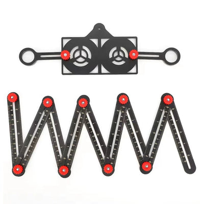 Folding Ruler Aluminum Alloy Locking Hinges
