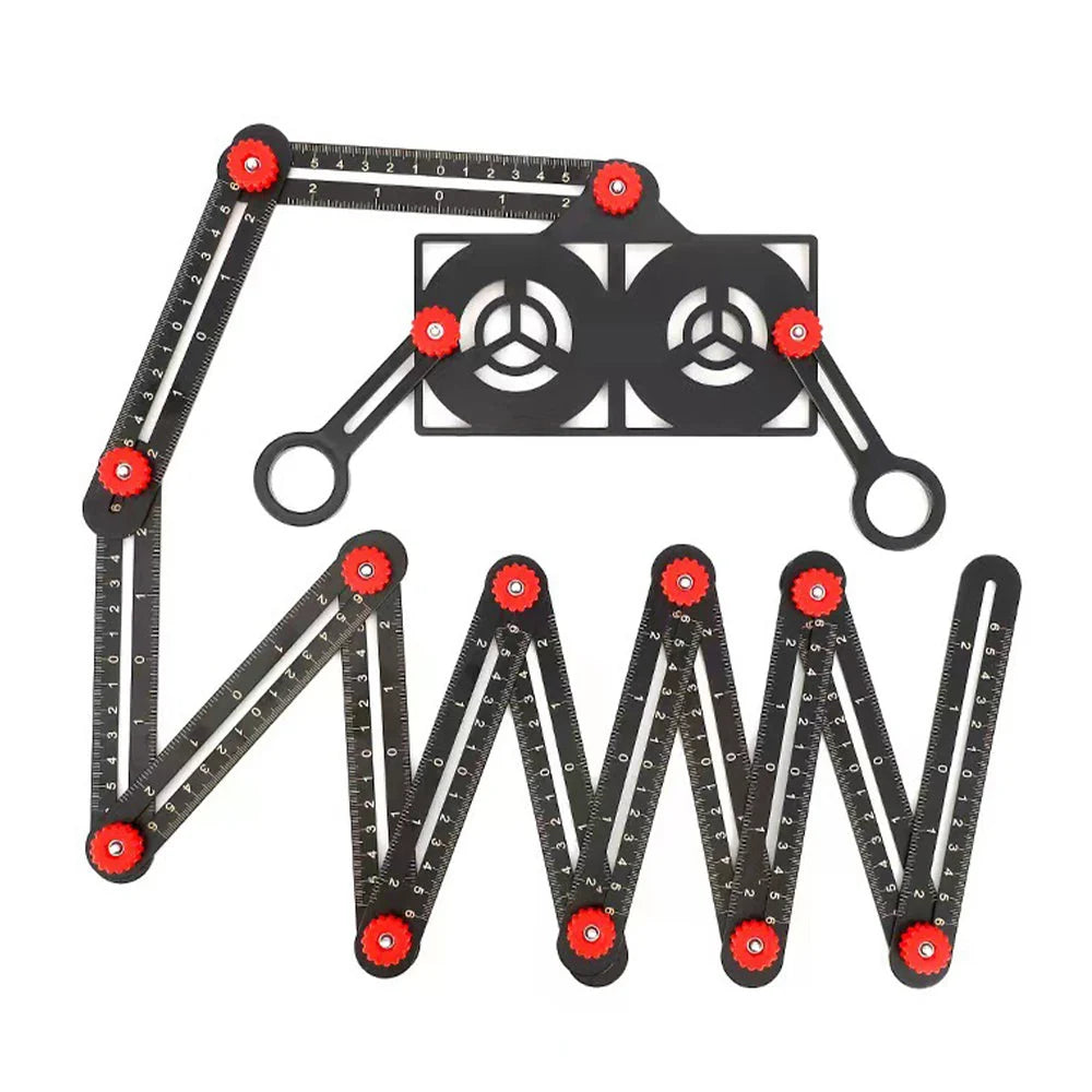Folding Ruler Aluminum Alloy Locking Hinges