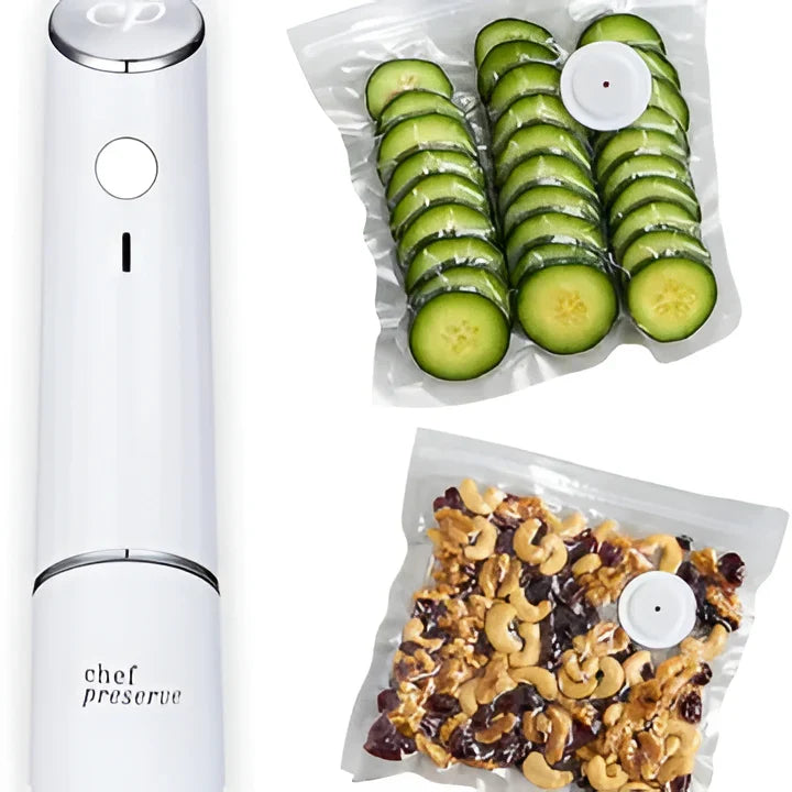 Food Vacuum Sealer Cordless Rechargeable One-Touch Operation