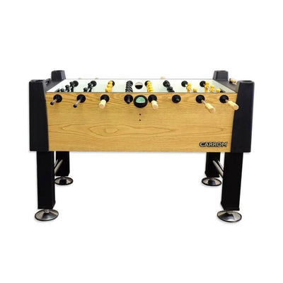 Foosball Table Reinforced Play Surface Chrome-Plated Rods Adjustable Feet