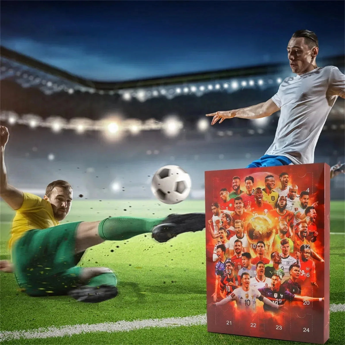 Football Advent Calendar 24 Daily Toy Surprises