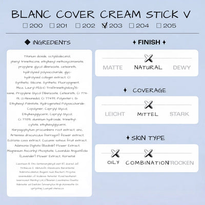 Foundation Stick Color-Adapting & Moisturizing With Brush