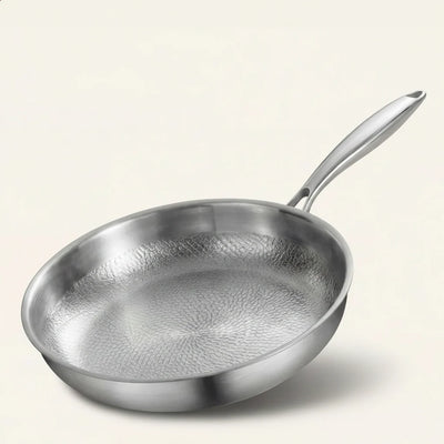 Frying Pan Uncoated Titanium PFAS-Free Oven-Safe up to 750°F