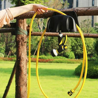 Garden Hose Holder Weatherproof Wall-Mount Multiple Hose Slots