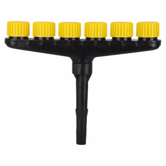 Garden Hose Nozzle Adjustable Spray Patterns Quick-Connect Water-Efficient