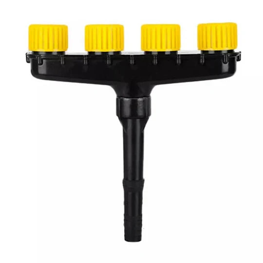Garden Hose Nozzle Adjustable Spray Patterns Quick-Connect Water-Efficient