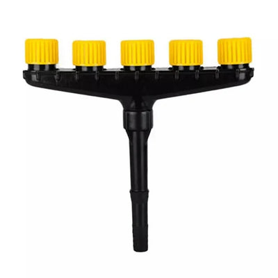 Garden Hose Nozzle Adjustable Spray Patterns Quick-Connect Water-Efficient