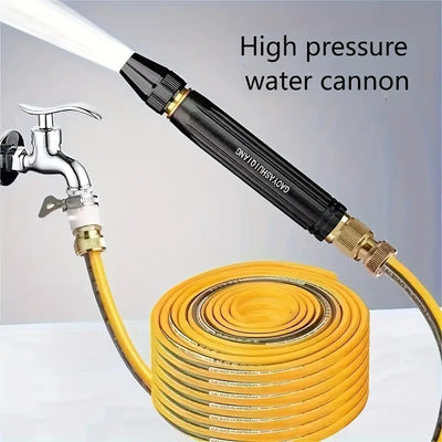 Garden Hose Nozzle Trigger Lock & Extendable Tube