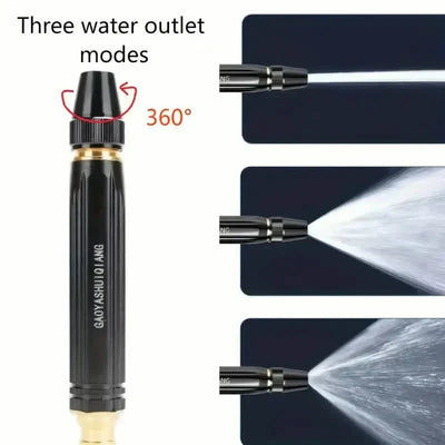 Garden Hose Nozzle Trigger Lock & Extendable Tube