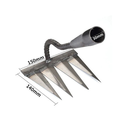 Garden Rake Ultra-Sharp Carbon Steel 4 To 7 Teeth