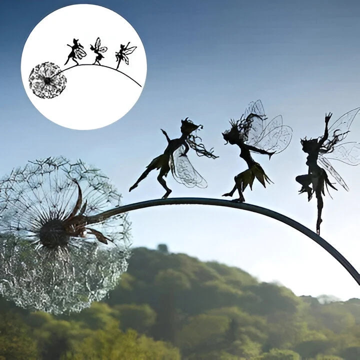Garden Sculpture Laser-Cut Steel Weather-Resistant