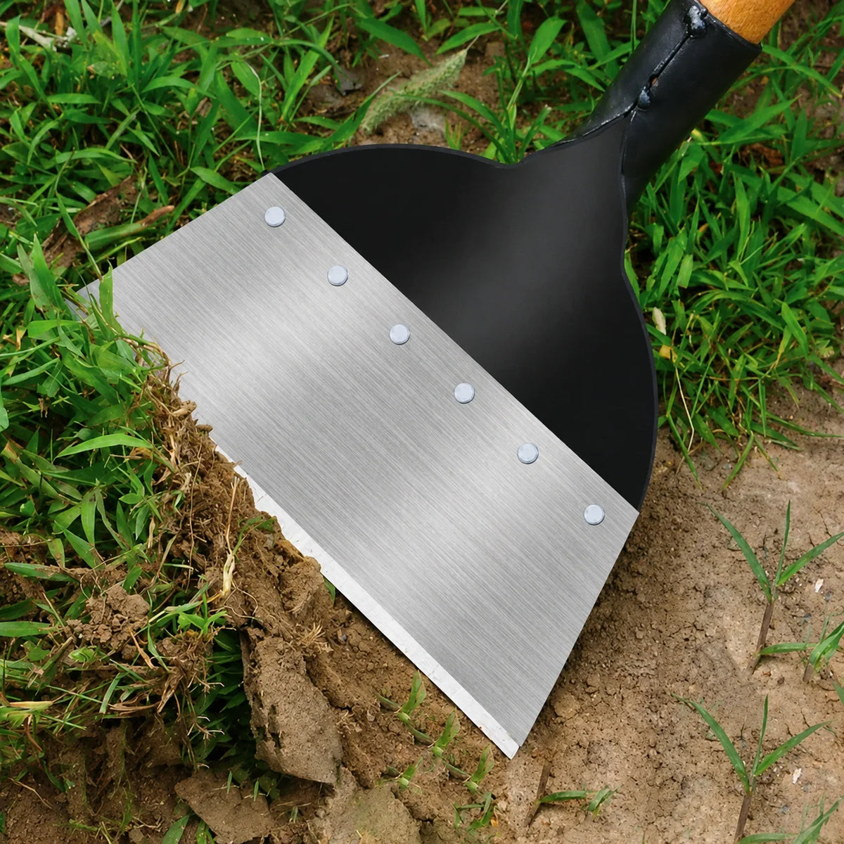 Garden Shovel Manganese Steel Weed, Ice & Moss Removal
