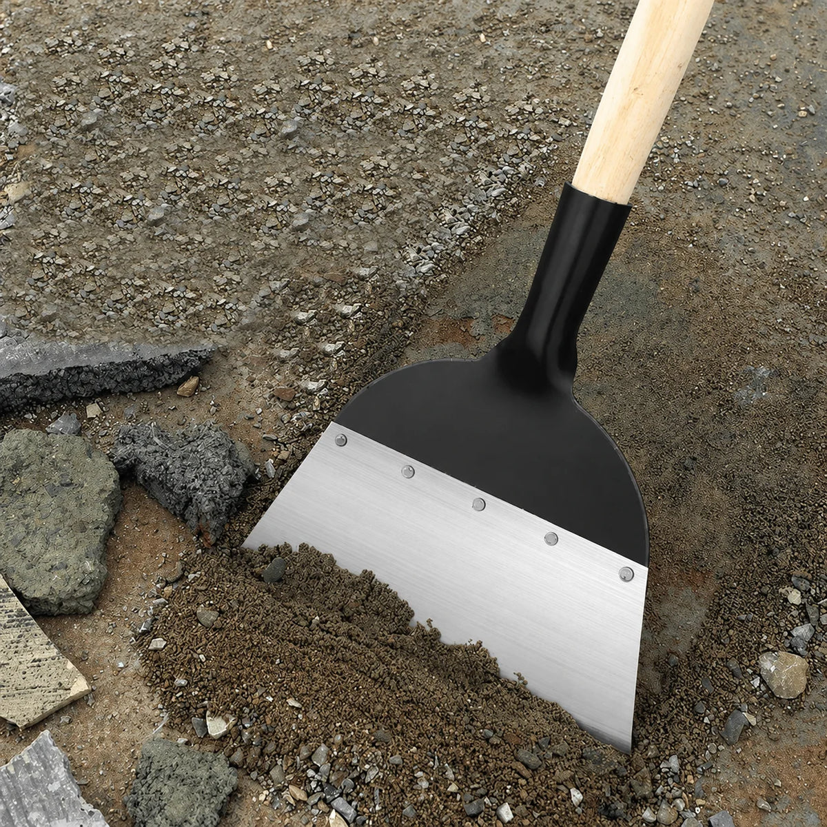 Garden Shovel Manganese Steel Weed, Ice & Moss Removal