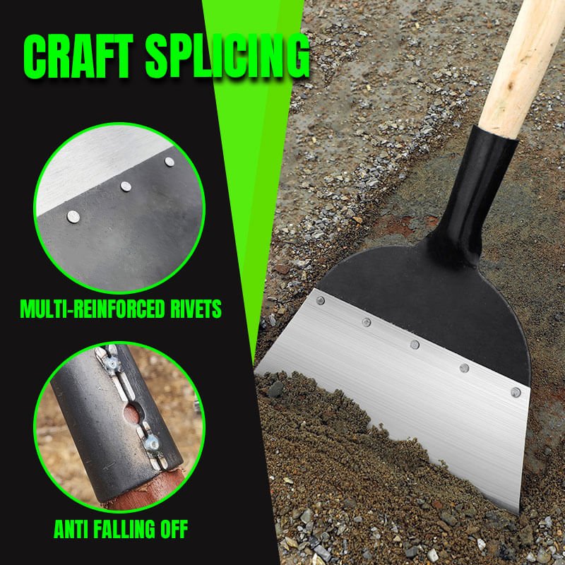 Garden Shovel Manganese Steel Weed, Ice & Moss Removal