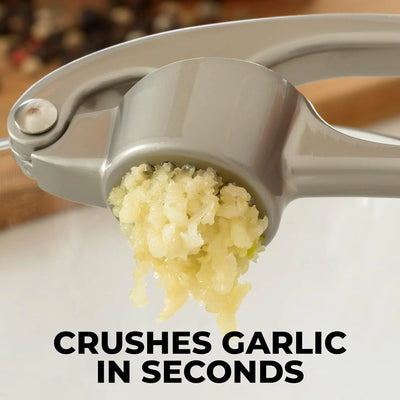 Garlic Press Peel-Free One-Handed Dishwasher-Safe