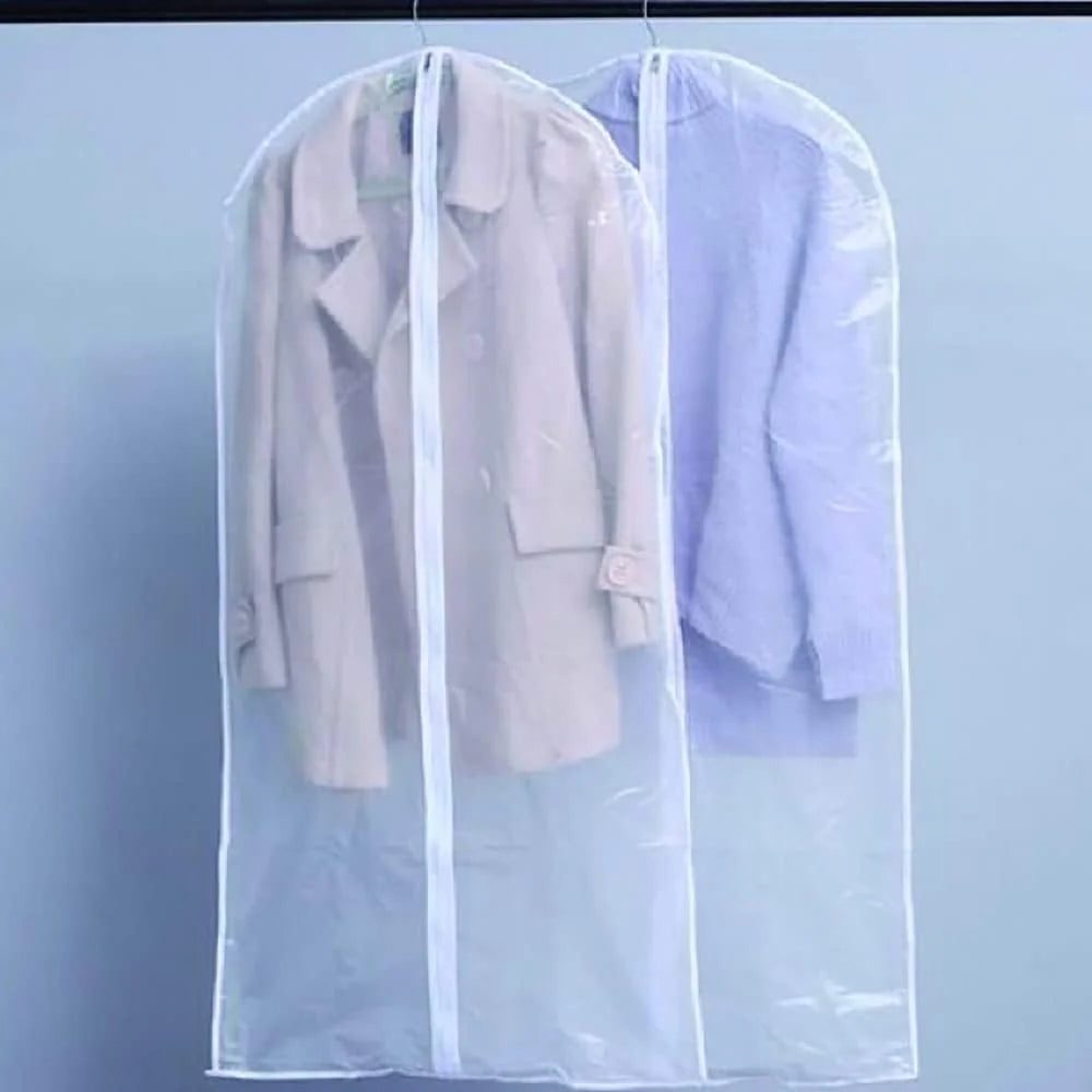 Garment Storage Bags Breathable Full-Length Zipper Set of 5