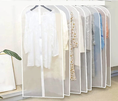 Garment Storage Bags Breathable Full-Length Zipper Set of 5